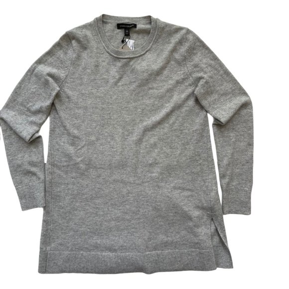 Banana Republic Cashmere Blend Tunic Gray Sweater - Picture 3 of 10